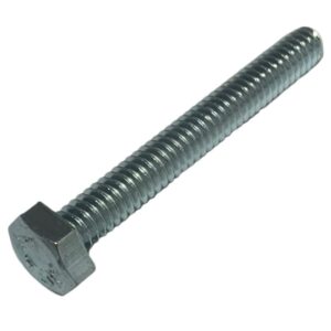 HEX CAP SCREW BOLT UNC FULLY THREADED ZINC 3/8"-16 X 3" GR 2