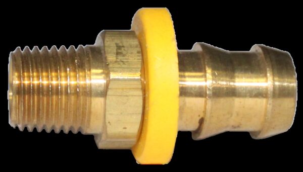 HOSE END MALE PIPE RIGID 5/16" HOSE X 1/4" MALE PIPE