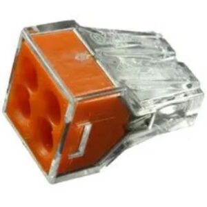 WAGO PUSH-IN WIRE CONNECTOR 4 WAY 16-12 GAUGE