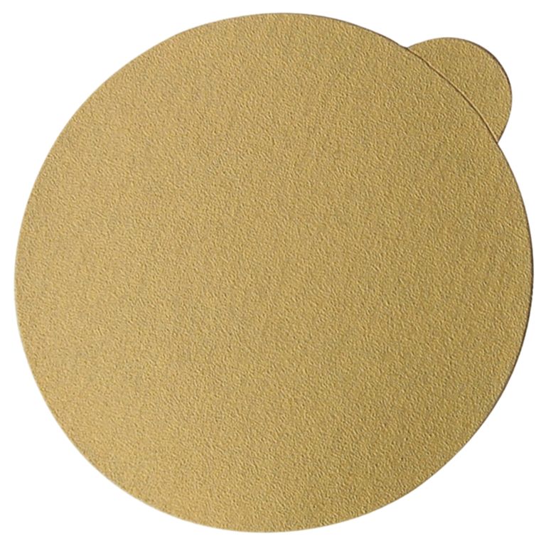 Picture of 6" X 40 GRIT PRESSURE SENSITIVE ADHESIVE, PSA DISC WITH TAB