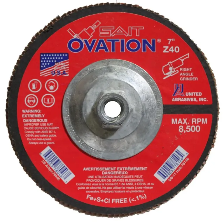 GRINDING WHEEL TYPE 27 9 X 1/4 5/8-11  A24T