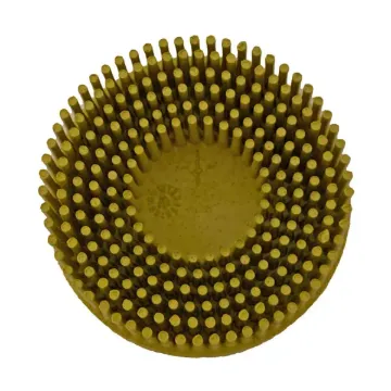 ROLOC BRISTLE - DISC 2" 80 GRIT, 5/8" TAPERED