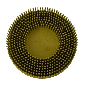 ROLOC BRISTLE - DISC 3" 80 GRIT, 5/8" TAPERED