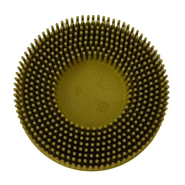 ROLOC BRISTLE - DISC 3" 80 GRIT, 5/8" TAPERED