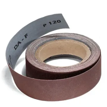 SHOP ROLL UTILITY CLOTH 120 GRIT, 1-1/2" W, 50 YD ROLL
