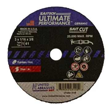 CUT OFF WHEEL 3  TYPE 1 3 X 1/16 X 3/8