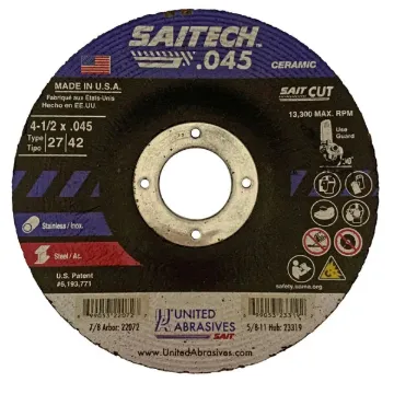 CUTTING WHEEL 4 1/2 X .045 7/8 ARBOR