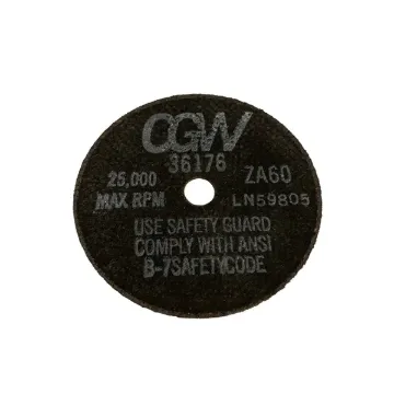 DIE GRINDER CUT OFF WHEEL, 3" X 1/32" X 3/8"