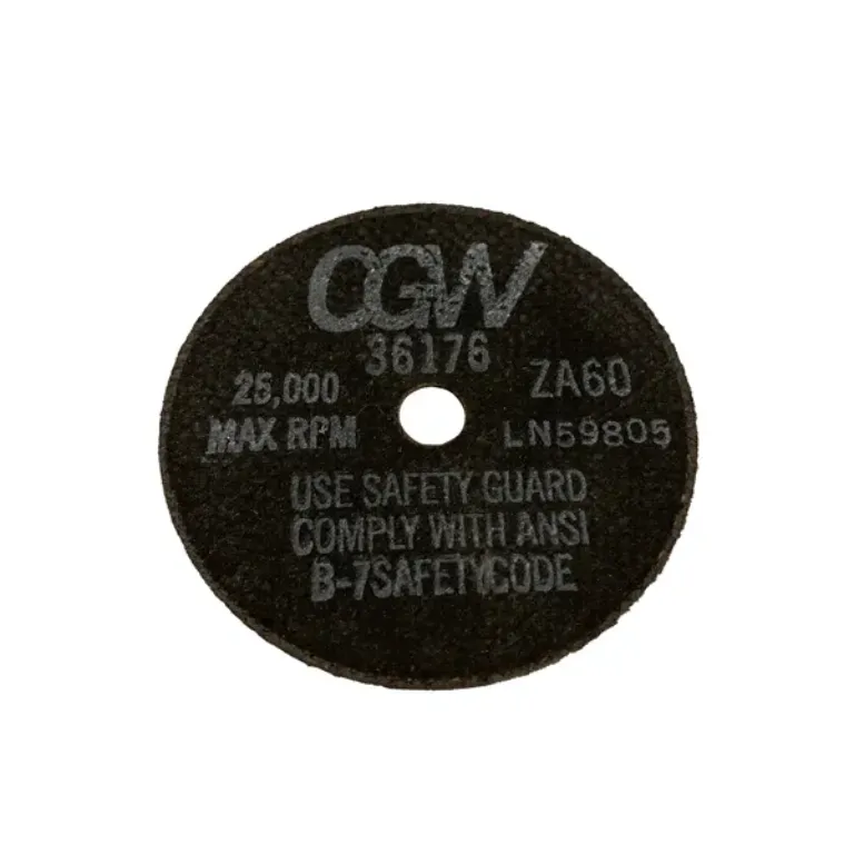 DIE GRINDER CUT OFF WHEEL, 3" X 1/32" X 3/8"