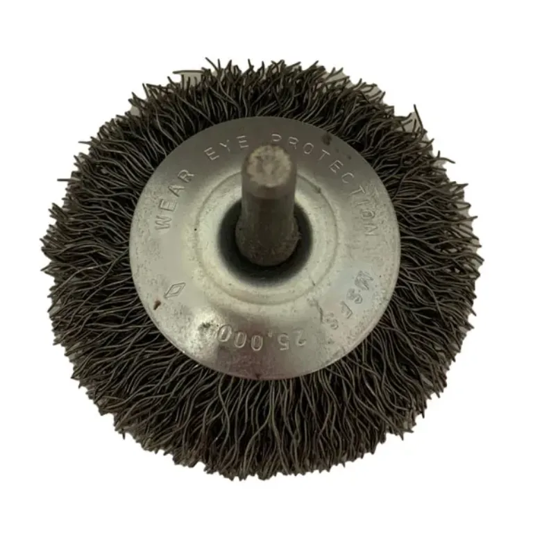WIRE BRUSH CIRC.FLARED 2 1/2 X .014