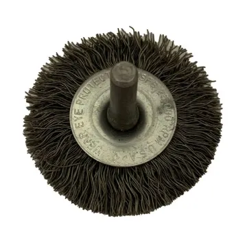 WIRE END BRUSH 2 X .014 CRIMPED WIRE WHEEL