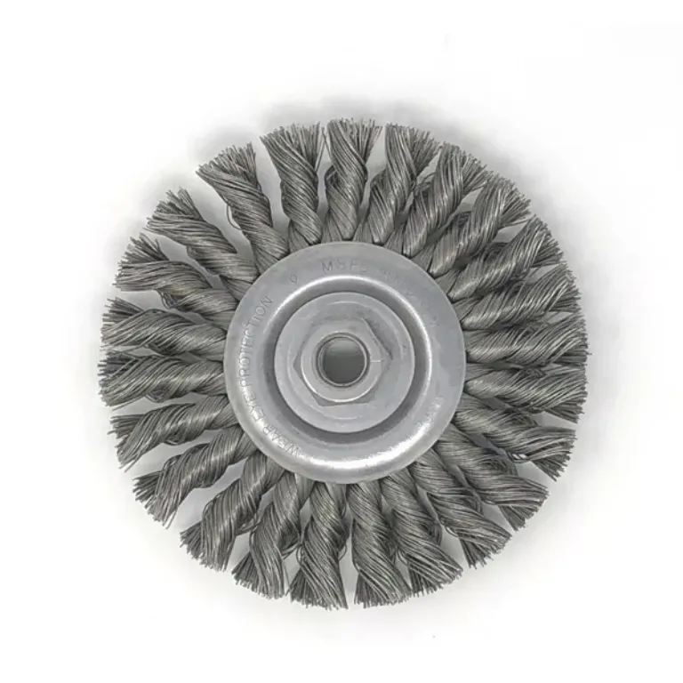 WIRE WHEEL 4 X .014 5/8-11 ARBOR REGULAR TWIST