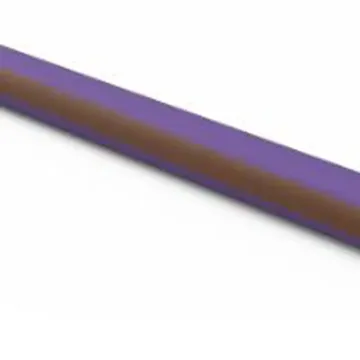 PRIMARY WIRE GPT 1000' SPOOL 16 GAUGE, PURPLE WITH BROWN STRIPE