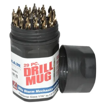 DRILL BIT ASST 29 PC BLITZ-STORM MECHANICS LENGTH 1/16" - 1/2"