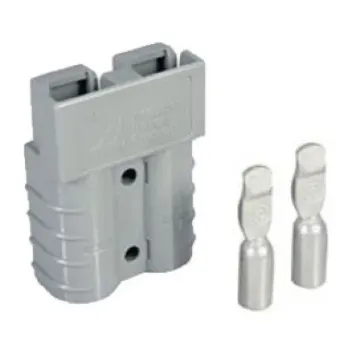FORKLIFT BATTERY CONNECTOR 4 GAUGE, 175 AMPS, GRAY KIT