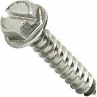 SHEET METAL SCREW SLOTTED HEX WASHER HD #10 X 1/2" STAINLESS