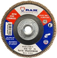 RAM PRO SERIES FLAP DISC - JUMBO W/HUB 4-1/2" D