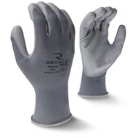 PLYESTER GLOVE WITH PALM COATING