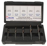 ASSORTMENT HEX SHANK DRILL AND TAP 1/4-20 -1/2-13