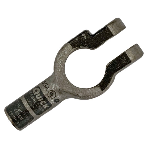 BATTERY TERMINAL CRIMPTOP 6 GAUGE, NEG., STRAIGHT Ram Products