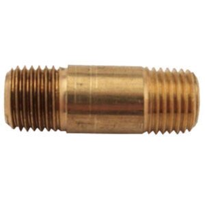 BRASS PIPE NIPPLE 3/8" X 1-1/2"