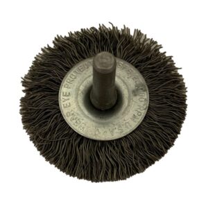 WIRE END BRUSH 2 X .014 CRIMPED WIRE WHEEL