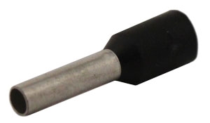 FERRULE CONNECTOR NYLON 16 GAUGE, BLACK - Ram Products