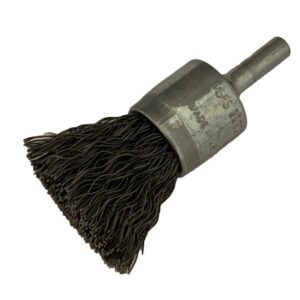 WIRE END BRUSH - CRIMPED 3/4" X .014" WIRE