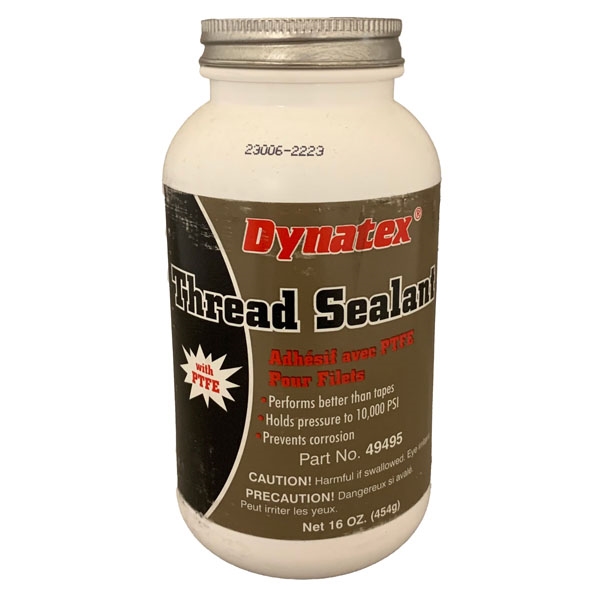THREAD SEALANT W/ TEFLON 16 OZ BRUSH TOP Ram Products
