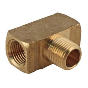 BRASS PIPE MALE BRANCH TEE 1/2" FEMALE X 1/2" FEMALE X 1/2" MALE