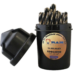 DRILL BIT ASSORTMENT 29 PC HEAVY DUTY 1/16-1/2 TWISTER