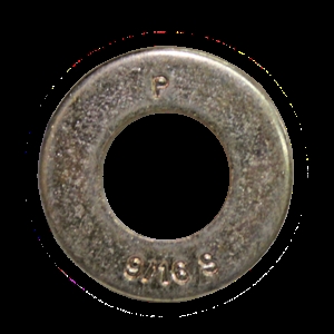 FLAT WASHER SAE ZINC 9/16" THRU HARDENED