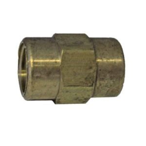 BRASS PIPE HEX REDUCER COUPLING 1/4" X  1/8"