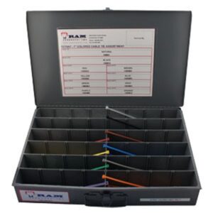 ASSORTMENT- 7" CABLE TIES 300 PIECES