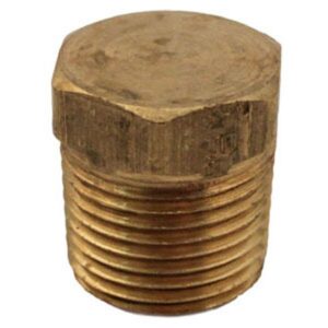 BRASS PIPE HEX PLUG 1/2" MALE