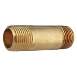 BRASS PIPE NIPPLE 1/4" X 2"