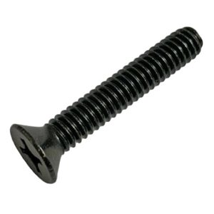 MACHINE SCREW PHILLIPS FLAT HD 1/4"-20 X 1-1/2" BLACK