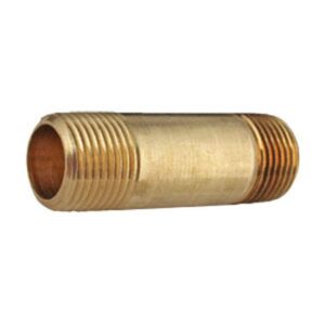 BRASS PIPE NIPPLE 3/8" X 2"