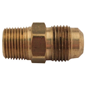 SAE 45 DEGREE FLARE MALE CONNECTOR 1/2" TUBE X 3/8" MALE PIPE
