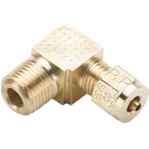 BRASS 90 DEGREE MALE COMPRESS ALIGN FITTING