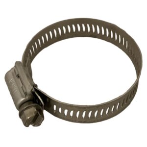 HOSE CLAMP 100% STAINLESS #4 7/32" MIN - 5/8" MAX