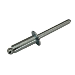 RIVET BUTTON HEAD STEEL/STEEL 1/4 DIAMETER GRIP .376-.500