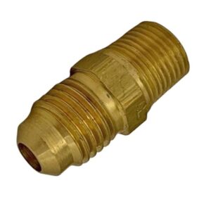 SAE 45 DEGREE FLARE MALE CONNECTOR 1/4" TUBE X 1/8" MALE PIPE