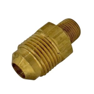 SAE 45 DEGREE FLARE MALE CONNECTOR 3/8" TUBE X 1/8" MALE PIPE