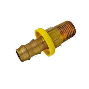 HOSE FITTING MALE PIPE RIGID 3/8  TUBE 1/4" MALE PIPE