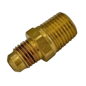 SAE 45 DEGREE FLARE MALE CONNECTOR 1/4" TUBE X 1/4" MALE PIPE