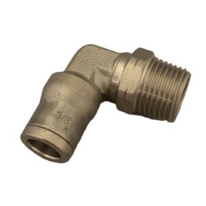 NICKEL PLATED BRASS MALE ELBOW