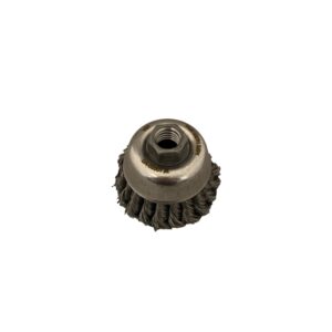 CUP BRUSH 2 3/4 X .020 5/8-11 ARBOR KNOT STYLE