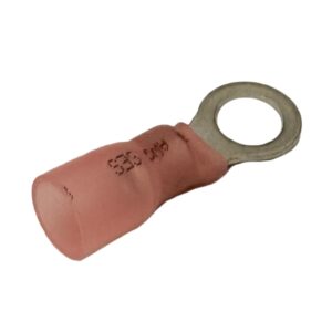 TERMINAL RING HEAT SHRINK 8 GAUGE 3/8" STUD