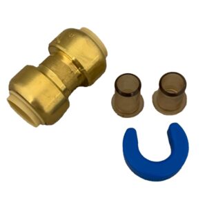 BRASS PEX UNION 1/2" PUSH TO CONNECT